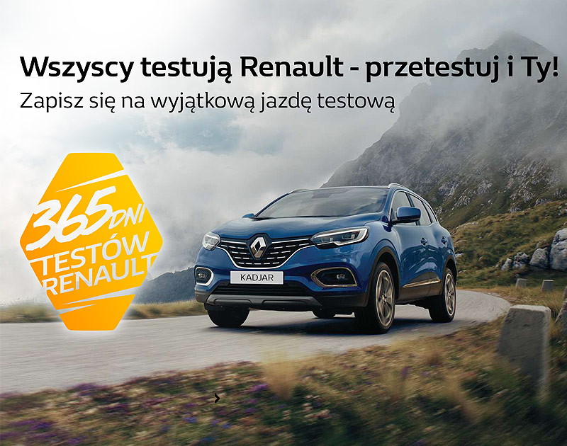Testuj Renault 365 dni w roku DaKo Kozubal Serwis